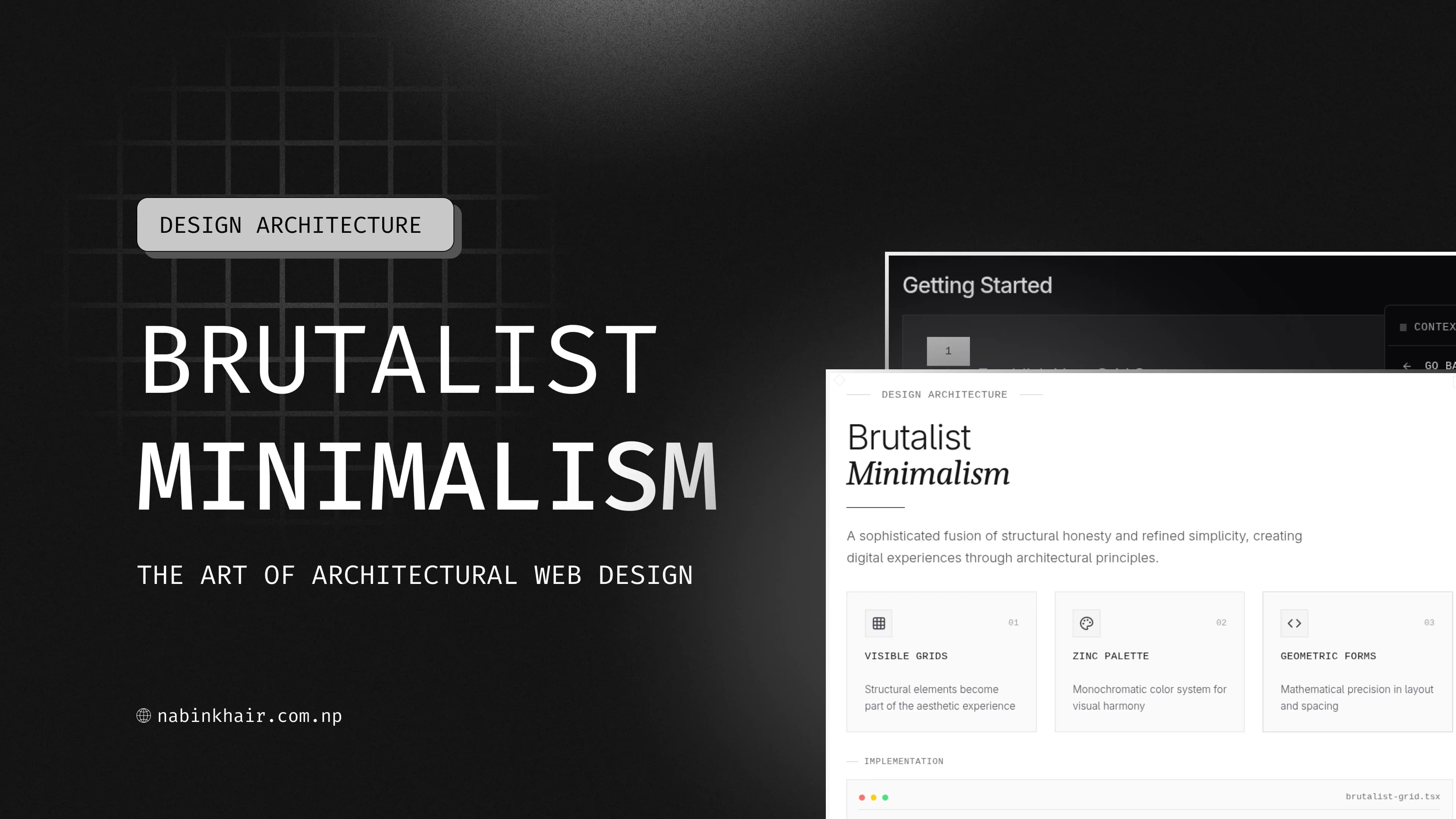 Brutalist Minimalism: The Art of Architectural Web Design